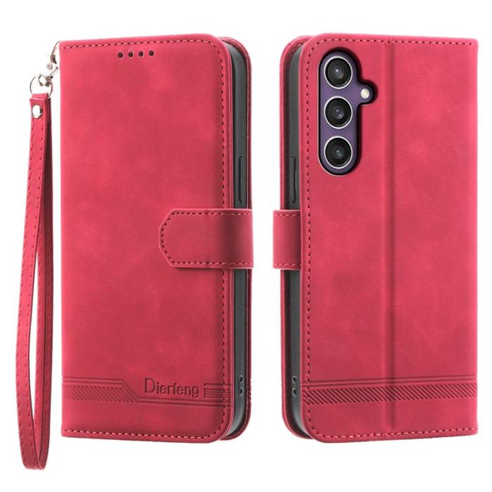 DIERFENG - DIERFENG DF-03 Fodral för Samsung Galaxy S24 - Imprinted - Röd