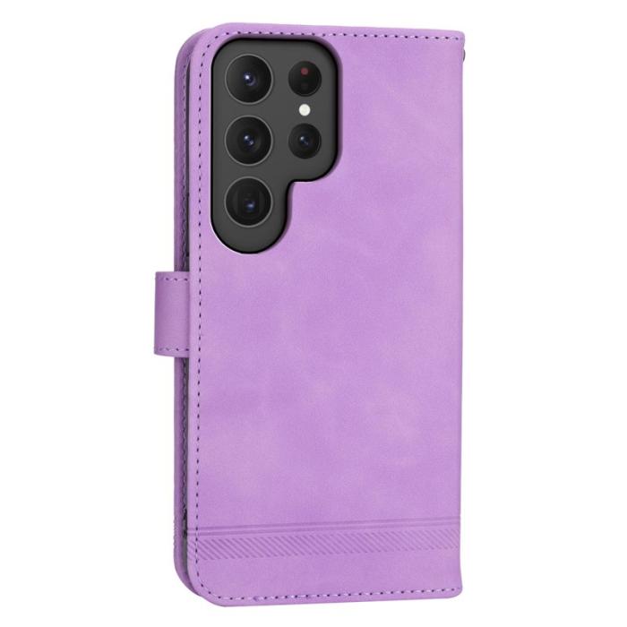 DIERFENG - DIERFENG DF-03 Fodral för Samsung Galaxy S24 Ultra - PU Läder - Lila