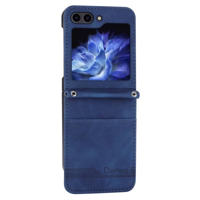 DIERFENG - DIERFENG DF-03 Fodral för Samsung Galaxy Z Flip7 FE 5G - Blå
