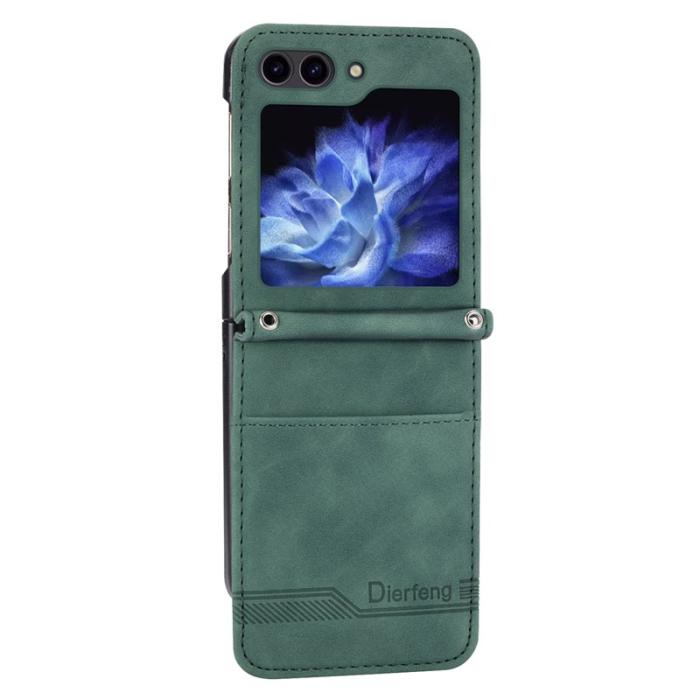 DIERFENG - DIERFENG DF-03 Fodral för Samsung Galaxy Z Flip7 FE 5G - Grön