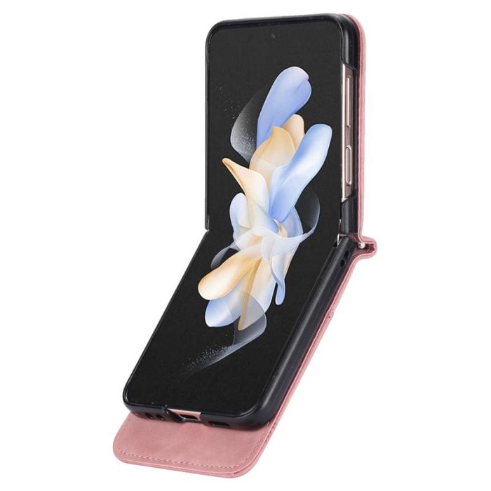 DIERFENG - DIERFENG DF-03 Fodral för Samsung Galaxy Z Flip7 FE 5G - Pink