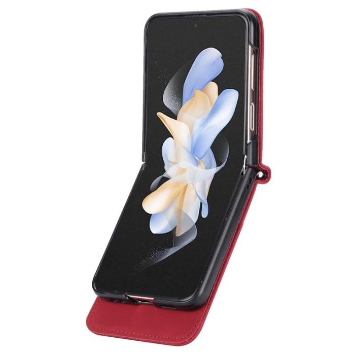 DIERFENG - DIERFENG DF-03 Fodral för Samsung Galaxy Z Flip7 FE 5G - Röd