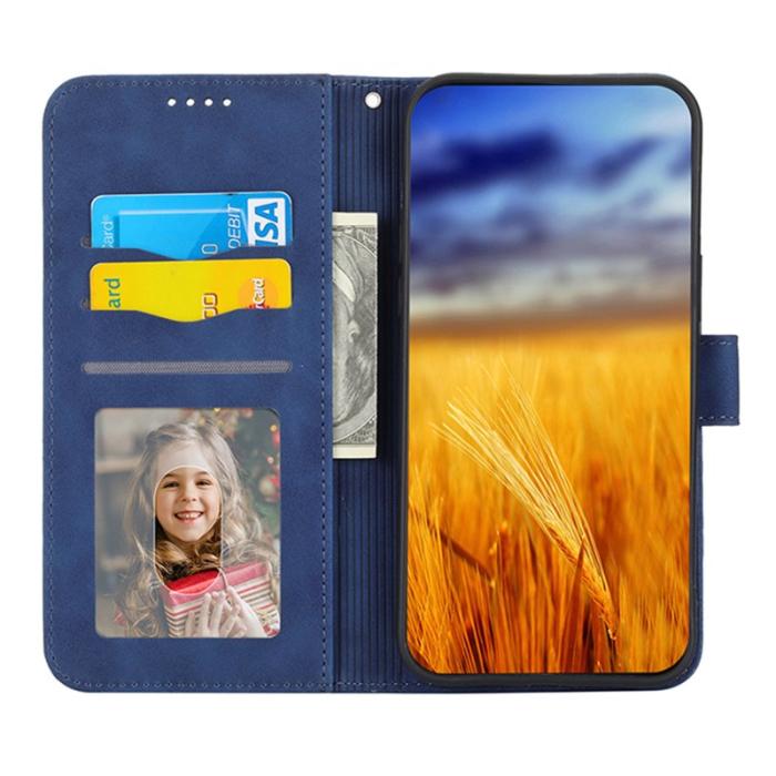 DIERFENG - DIERFENG DF-03 Fodral för Xiaomi 13 Pro 5G PU Läder - Blå