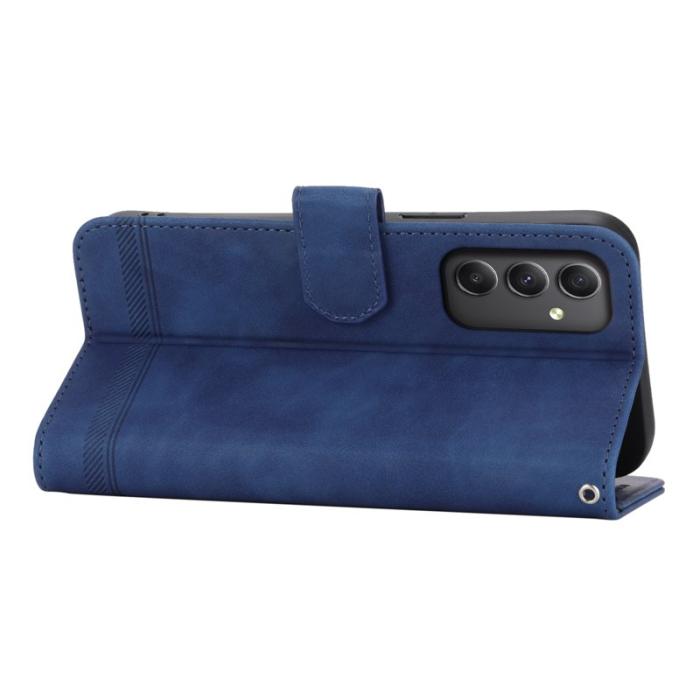 DIERFENG - DIERFENG DF-03 Fodral PU Läder - Ställfunktion - Blå