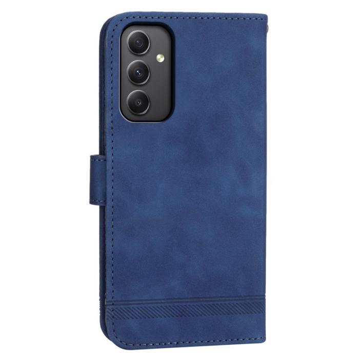 DIERFENG - DIERFENG DF-03 Fodral PU Läder - Ställfunktion - Blå