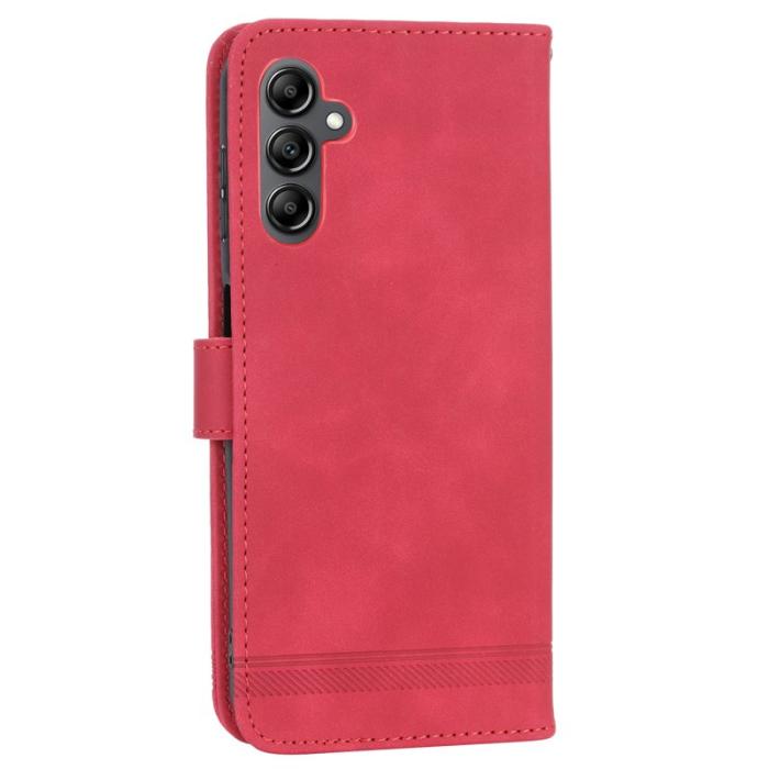 DIERFENG - DIERFENG DF-03 Fodral Ställ Wallet för Samsung Galaxy A14 5G - Röd