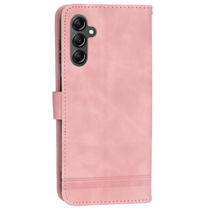 DIERFENG - DIERFENG DF-03 Fodral Ställ Wallet för Samsung Galaxy A14 5G - Rosa