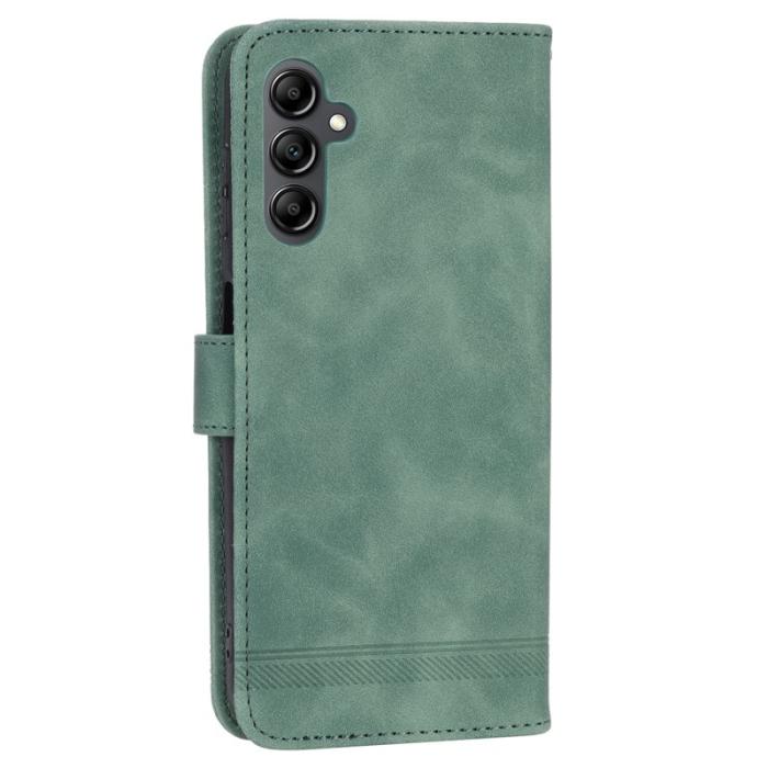 DIERFENG - DIERFENG DF-03 Fodral Ställ Wallet för Samsung Galaxy A14 PU Läder - Grön