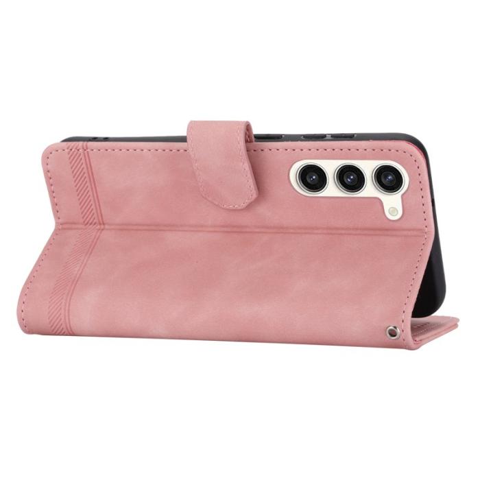 DIERFENG - DIERFENG DF-03 Fodral till Samsung Galaxy S23+ - Konstläder - Rosa