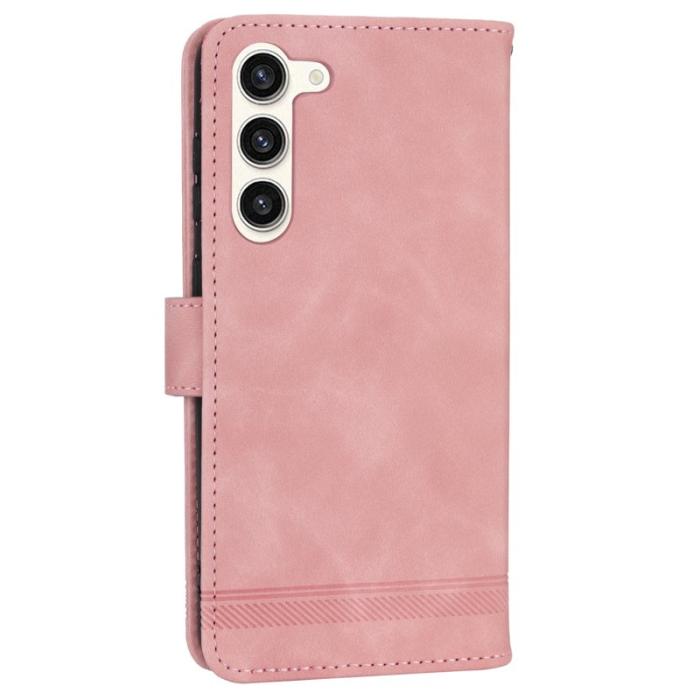 DIERFENG - DIERFENG DF-03 Fodral till Samsung Galaxy S23+ - Konstläder - Rosa