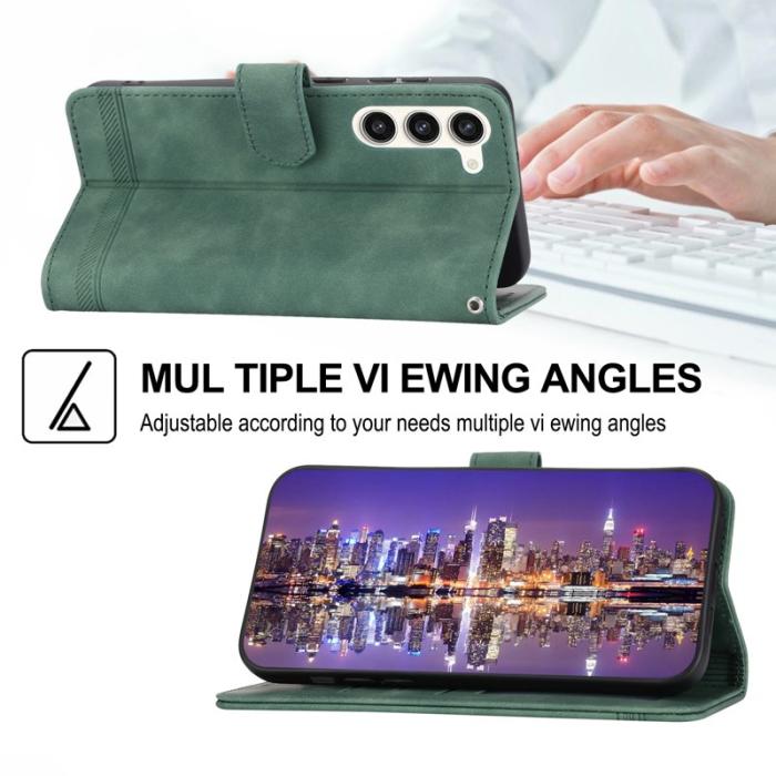 DIERFENG - DIERFENG DF-03 Fodral till Samsung Galaxy S23+ - PU Läder - Grön