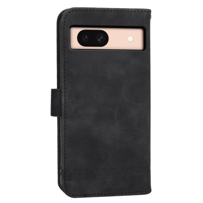 DIERFENG - DIERFENG DF-03 Google Pixel 8a Fodral PU Läder - Svart