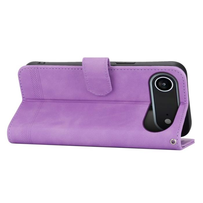 DIERFENG - DIERFENG DF-03 iPhone Air Fodral Äkta läder - Lila