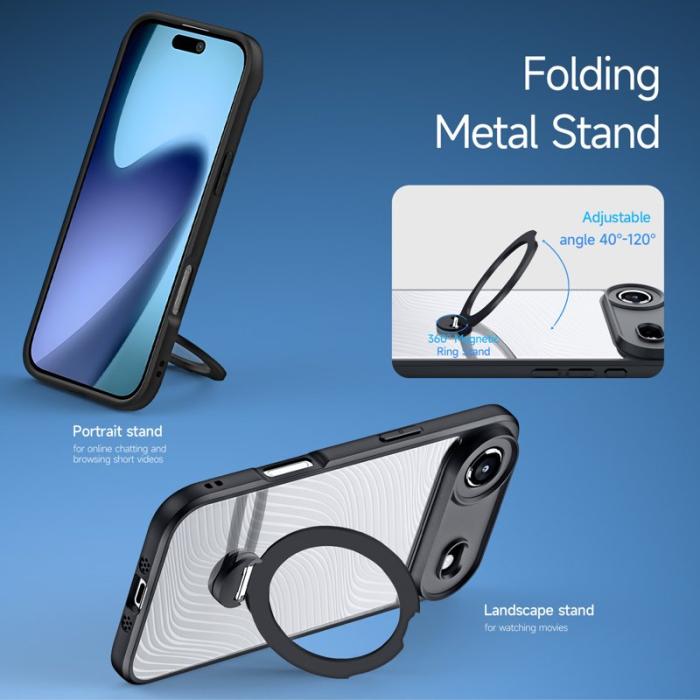 Dux Ducis - DUX DUCIS Aimo Mobilskal för iPhone Air - TPU+PC - Svart