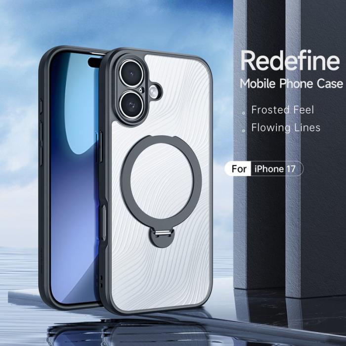 Dux Ducis - DUX DUCIS Aimo iPhone 17 Fodral Kickstand TPU+PC - Svart