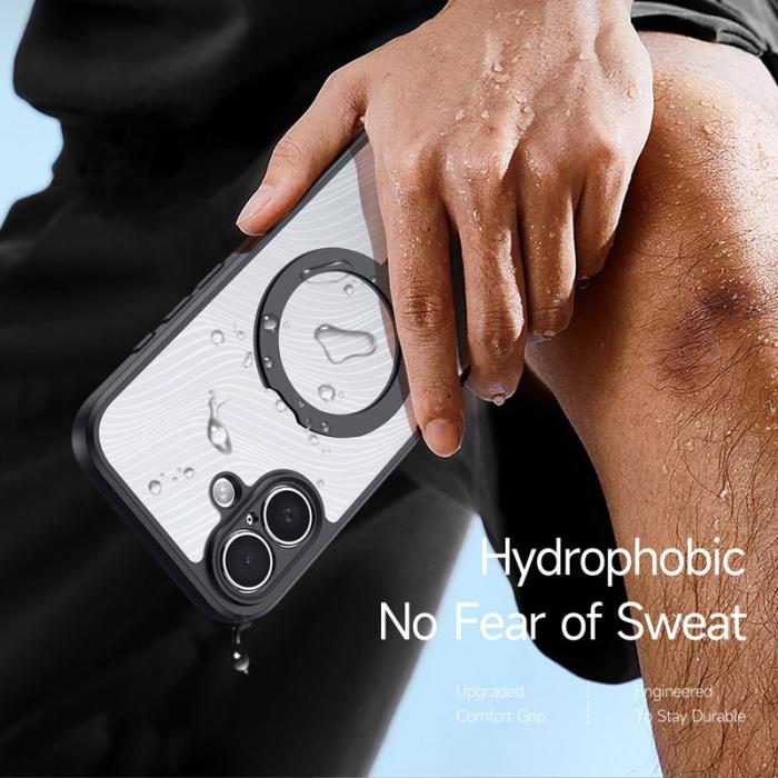 Dux Ducis - DUX DUCIS Aimo iPhone 17 Fodral Kickstand TPU+PC - Svart