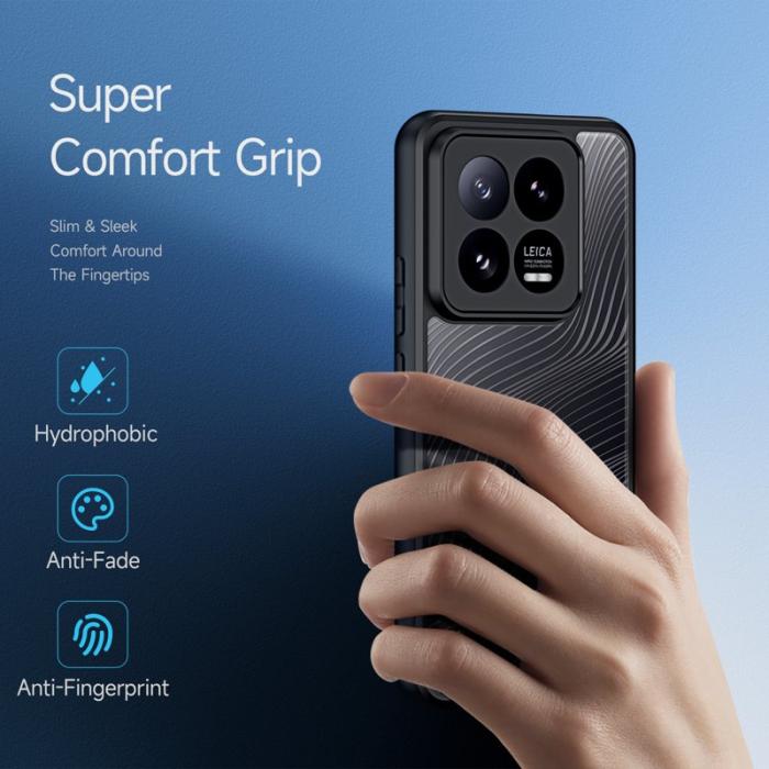 Dux Ducis - DUX DUCIS Aimo Series Mobilskal för Xiaomi 14 Pro - TPU+PC - Svart