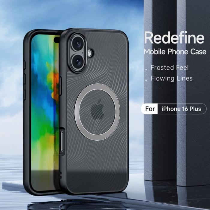 Dux Ducis - DUX DUCIS Aimo Series iPhone 16 Plus Mobilskal PC+TPU - Svart