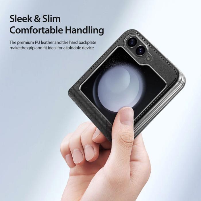 Dux Ducis - DUX DUCIS Bril Series Fodral för Samsung Galaxy Z Flip7 FE 5G - Svart