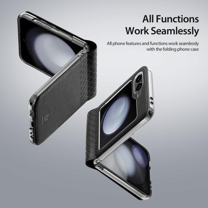 Dux Ducis - DUX DUCIS Bril Series Fodral för Samsung Galaxy Z Flip7 FE 5G - Svart