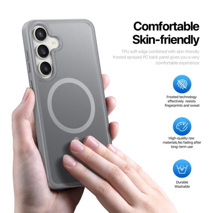 Dux Ducis - DUX DUCIS Fodral för Samsung Galaxy S25 FE - PC+TPU - Grå