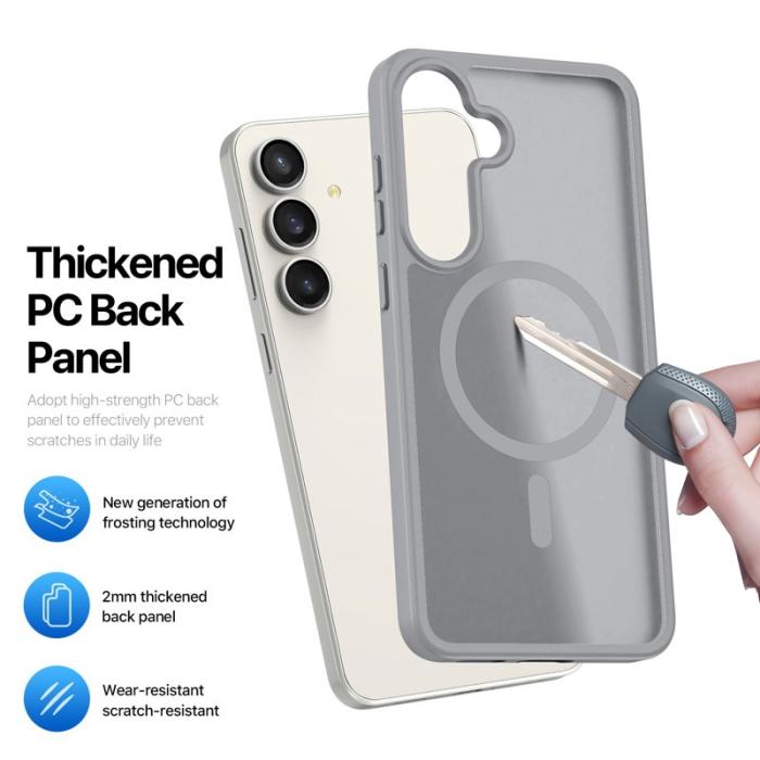 Dux Ducis - DUX DUCIS Fodral för Samsung Galaxy S25 FE - PC+TPU - Grå