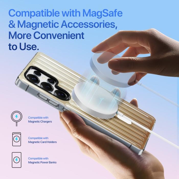 Dux Ducis - DUX DUCIS Fodral för Samsung Galaxy S25 Ultra - Gradient TPU - Vit