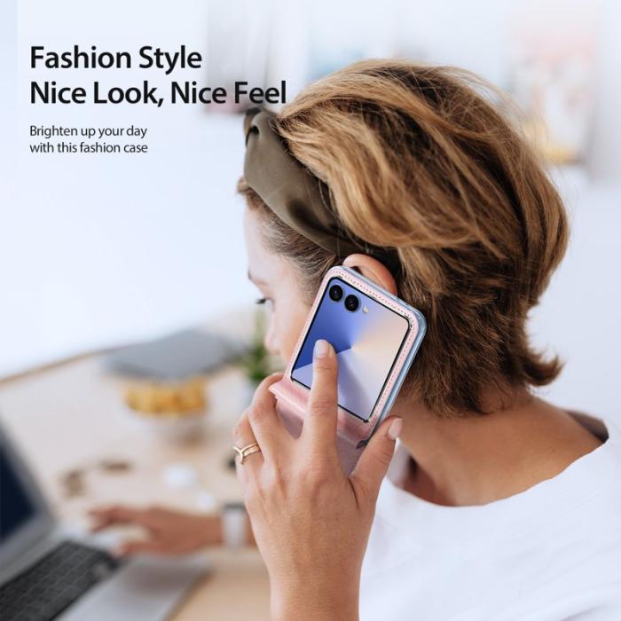 Dux Ducis - DUX DUCIS Fodral för Samsung Galaxy Z Flip7 5G - Pink