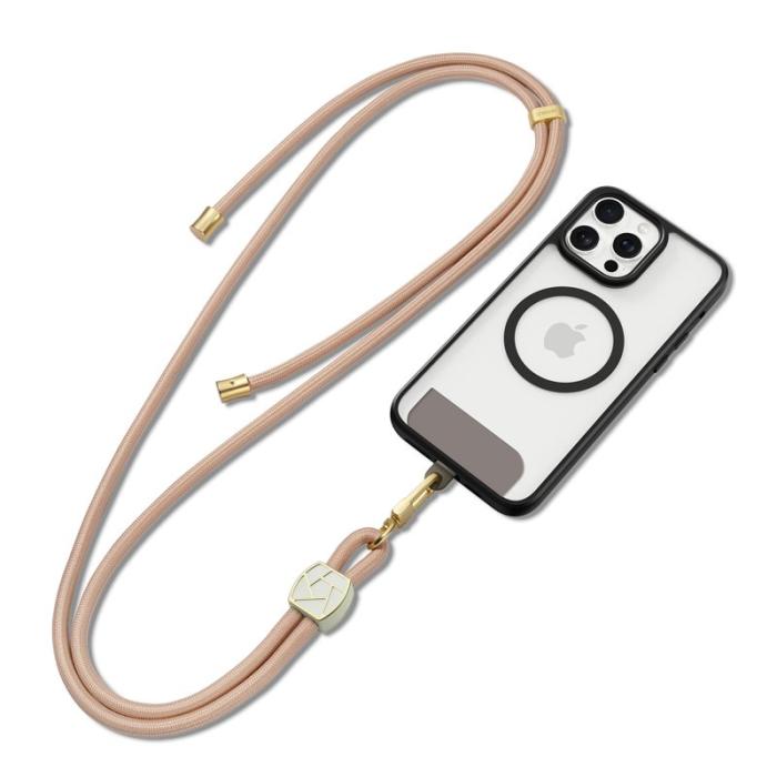 Dux Ducis - DUX DUCIS Garden Series Phone Lanyard - Justerbar - Äkta läder - Amber