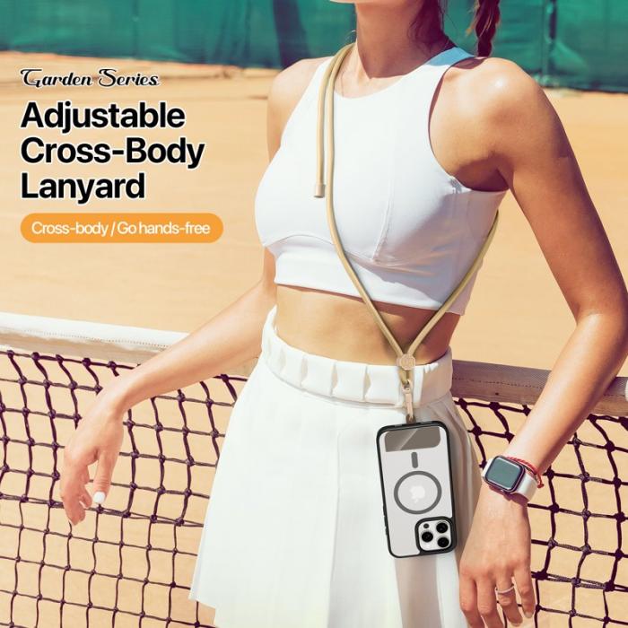 Dux Ducis - DUX DUCIS Garden Series Phone Lanyard - Justerbar - Glaze Yellow