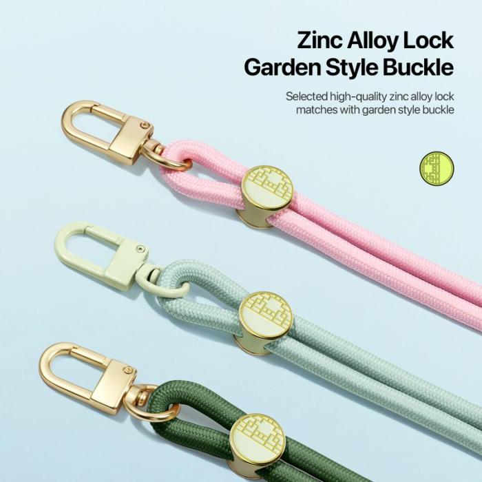 Dux Ducis - DUX DUCIS Garden Series Telefon Lanyard Justerbar Halsrem - Army Green