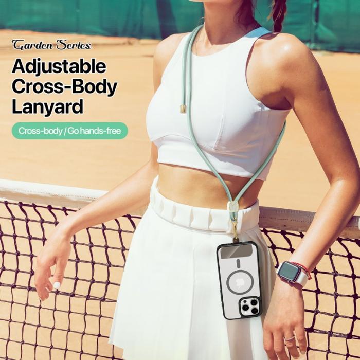 Dux Ducis - DUX DUCIS Garden Series Telefon Lanyard Justerbar Halsrem - Ljusgrön