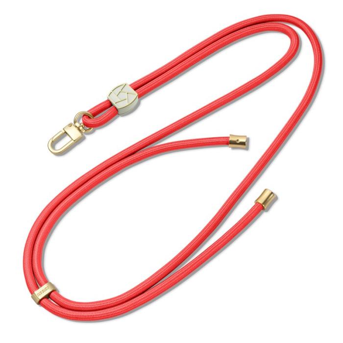 Dux Ducis - DUX DUCIS Garden Series Telefon Lanyard Justerbar Halsrem - Röd