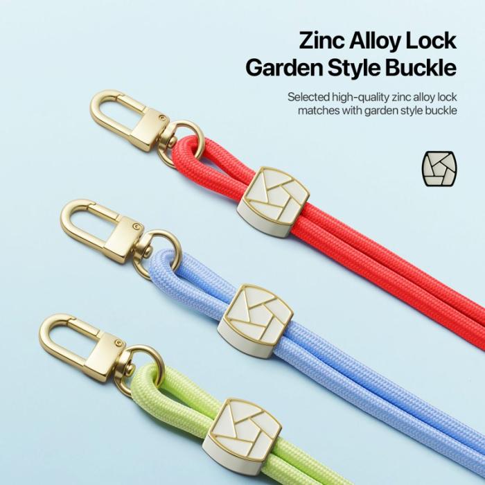 Dux Ducis - DUX DUCIS Garden Series Telefon Lanyard Justerbar Halsrem - Röd