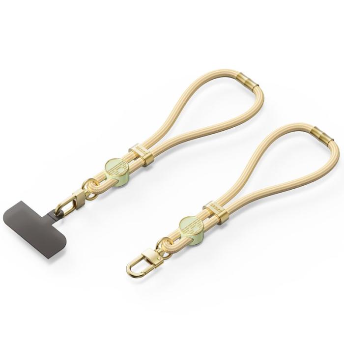Dux Ducis - DUX DUCIS Garden Series Telefon Lanyard Justerbar Handledsrem - Glaze Yellow