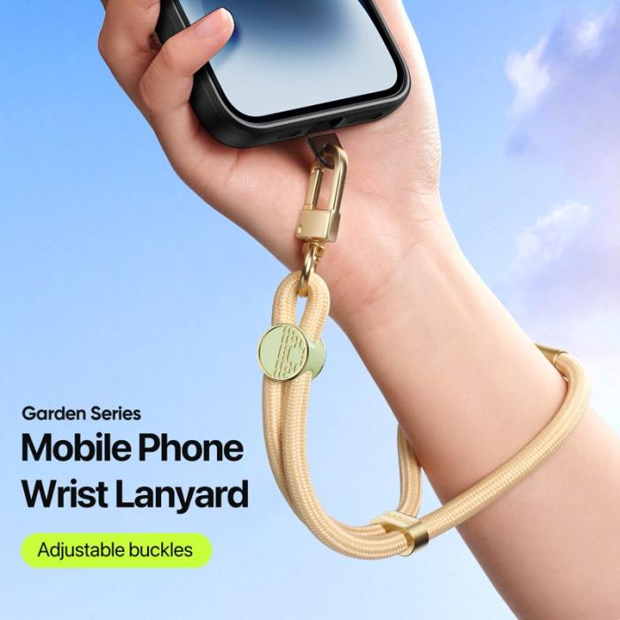 Dux Ducis - DUX DUCIS Garden Series Telefon Lanyard Justerbar Handledsrem - Glaze Yellow