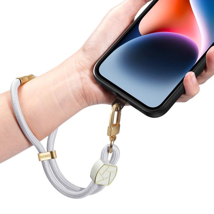 Dux Ducis - DUX DUCIS Garden Series Telefon Lanyard Justerbar Handledsrem - Grå