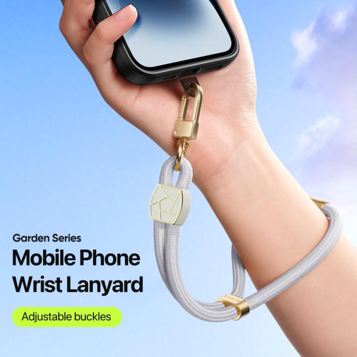Dux Ducis - DUX DUCIS Garden Series Telefon Lanyard Justerbar Handledsrem - Grå