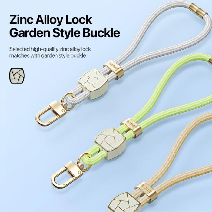 Dux Ducis - DUX DUCIS Garden Series Telefon Lanyard Justerbar Handledsrem - Grå