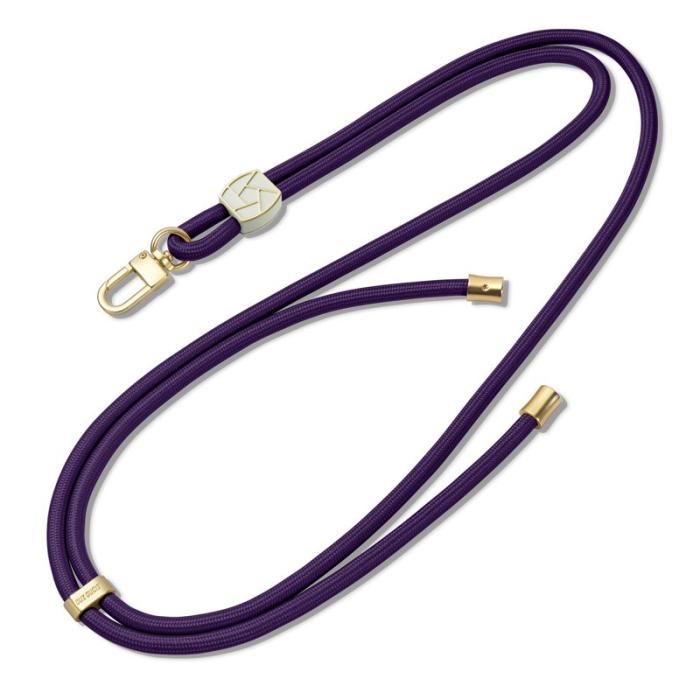 Dux Ducis - DUX DUCIS Garden Series Telefon Lanyard Justerbar Nackrem - Mörklila