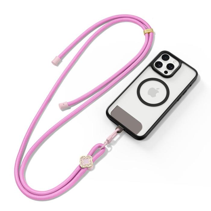 Dux Ducis - DUX DUCIS Garden Series Telefon Lanyard Justerbar Rem - Pink