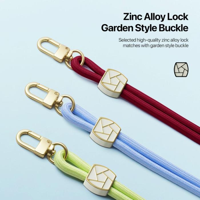 Dux Ducis - DUX DUCIS Garden Series Telefon Lanyard Justerbar Rem - Vinröd