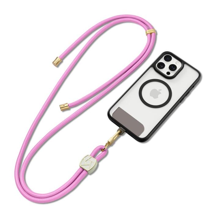 Dux Ducis - DUX DUCIS Garden Series Telefon Lanyard Justerbart Halsband - Rosa