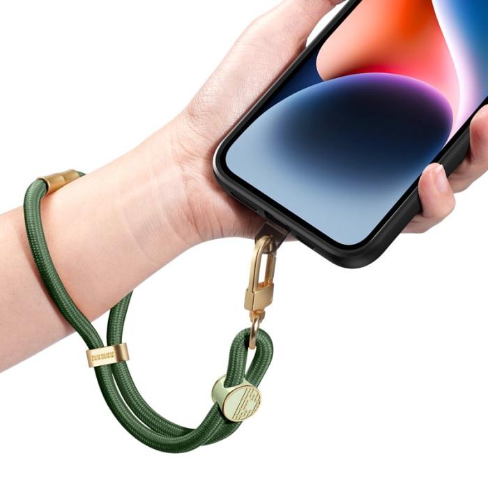 Dux Ducis - DUX DUCIS Garden Series Telefon Lanyard Justerbart Handledsrem - Army Green