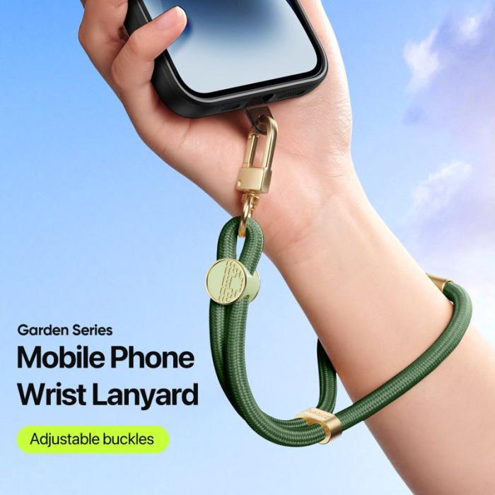 Dux Ducis - DUX DUCIS Garden Series Telefon Lanyard Justerbart Handledsrem - Army Green