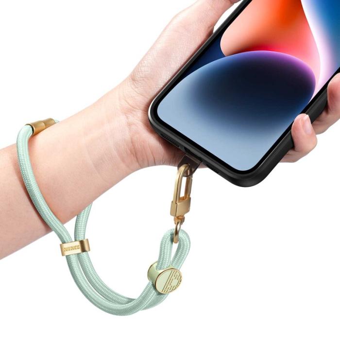 Dux Ducis - DUX DUCIS Garden Series Telefon Lanyard Justerbart Handledsrem - Ljusgrön