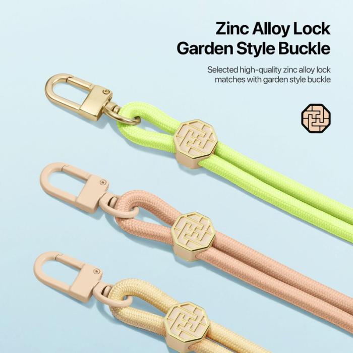 Dux Ducis - DUX DUCIS Garden Series Telefonrem Justerbar Halsrem - Grön Gul