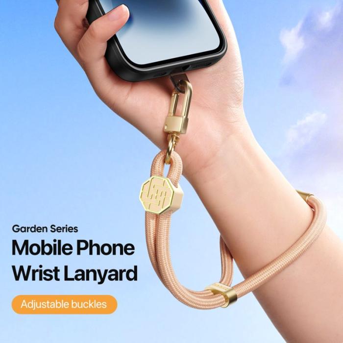Dux Ducis - DUX DUCIS Garden Series Telefonrem Justerbar Handledsrem - Amber