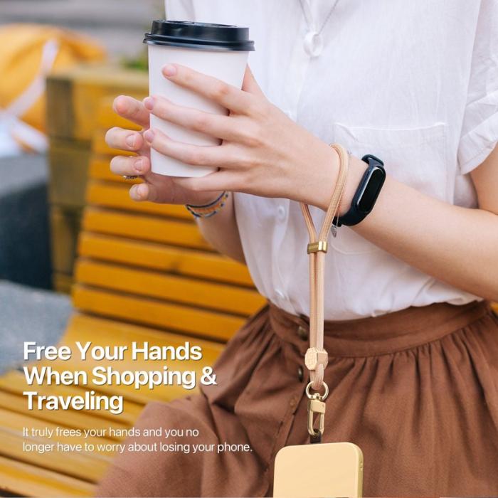 Dux Ducis - DUX DUCIS Garden Series Telefonrem Justerbar Handledsrem - Amber