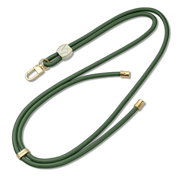 Dux Ducis - DUX DUCIS Garden Series Telefonrem Justerbar - Iskrossmönster - Armégrön